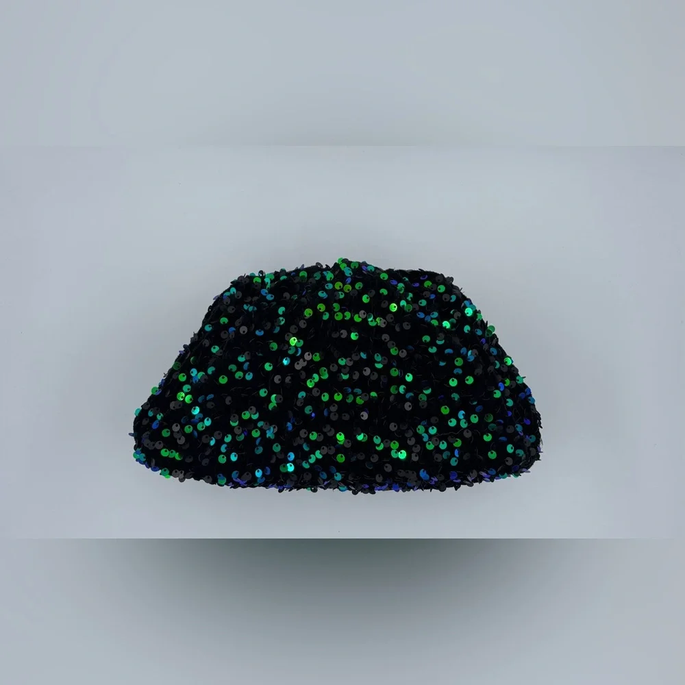 NWT Anthropologie Maeve The Frankie Mini Clutch: Velvet Sequin Edition gift - Picture 8 of 11